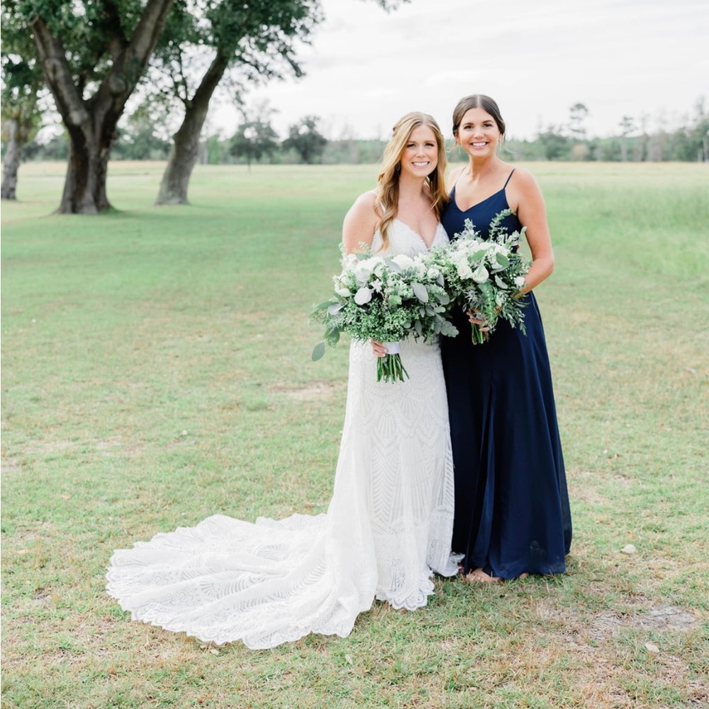 Birdy Grey Navy Convertible Bridesmaid Dress, the Devin